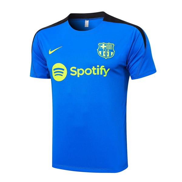 Trikot Trainingsshirt Barcelona 2024-2025 Blau Schwarz